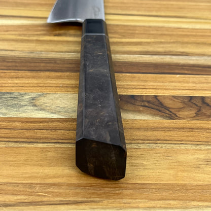 Alfredo Faccipieri ONE 190mm (7.5") Gyuto w/ MagnaCut & Stabilized Deep Black Maple Handle