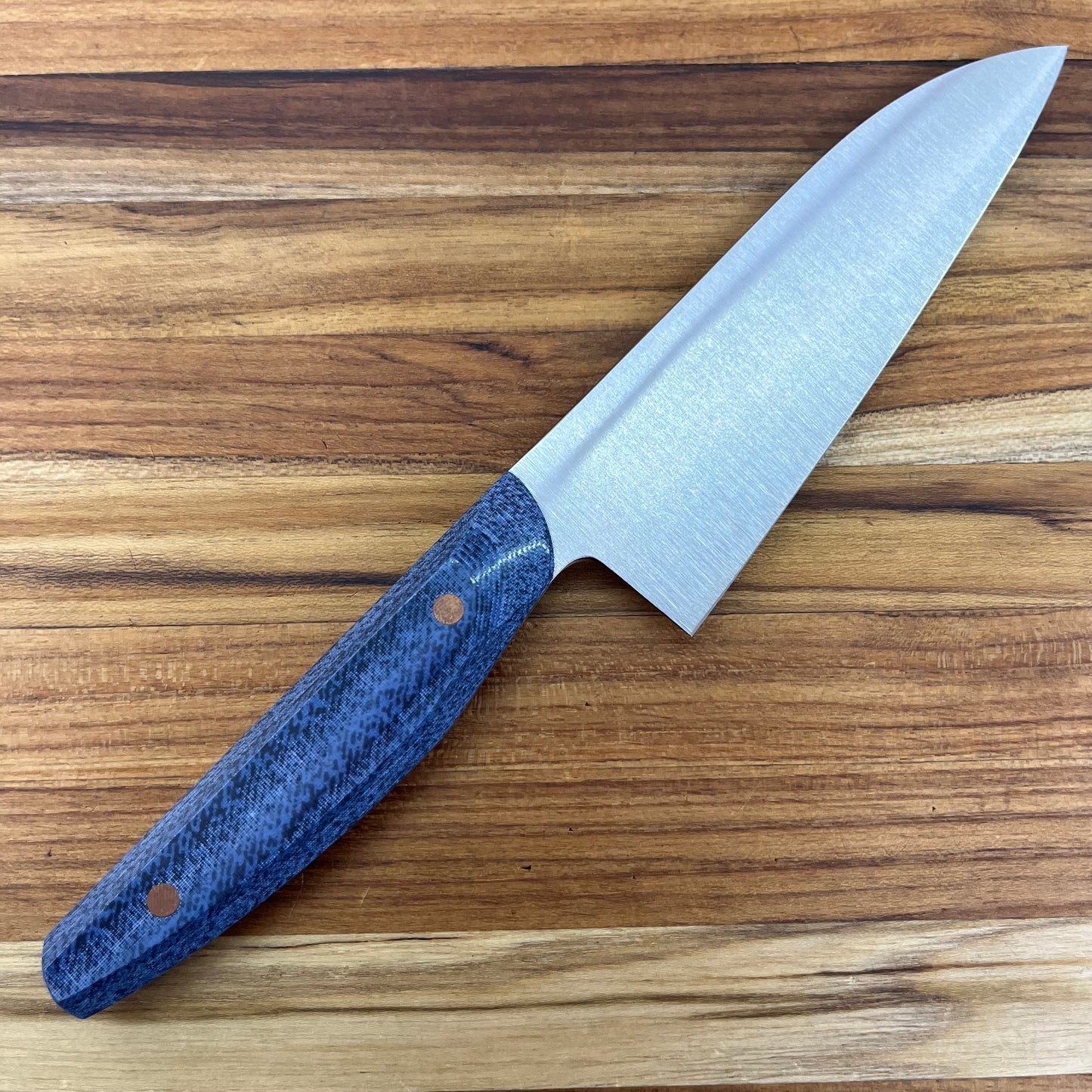 Patterson Forge Semi-Custom 120mm (4.75") Petty w/ Denim Micarta Handle & Copper Hardware