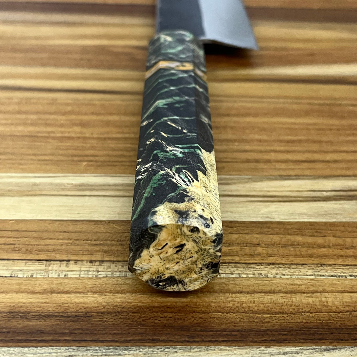 Burningsword Ironworks 300mm (12") Sujihiki w/ Maple Burl Handle