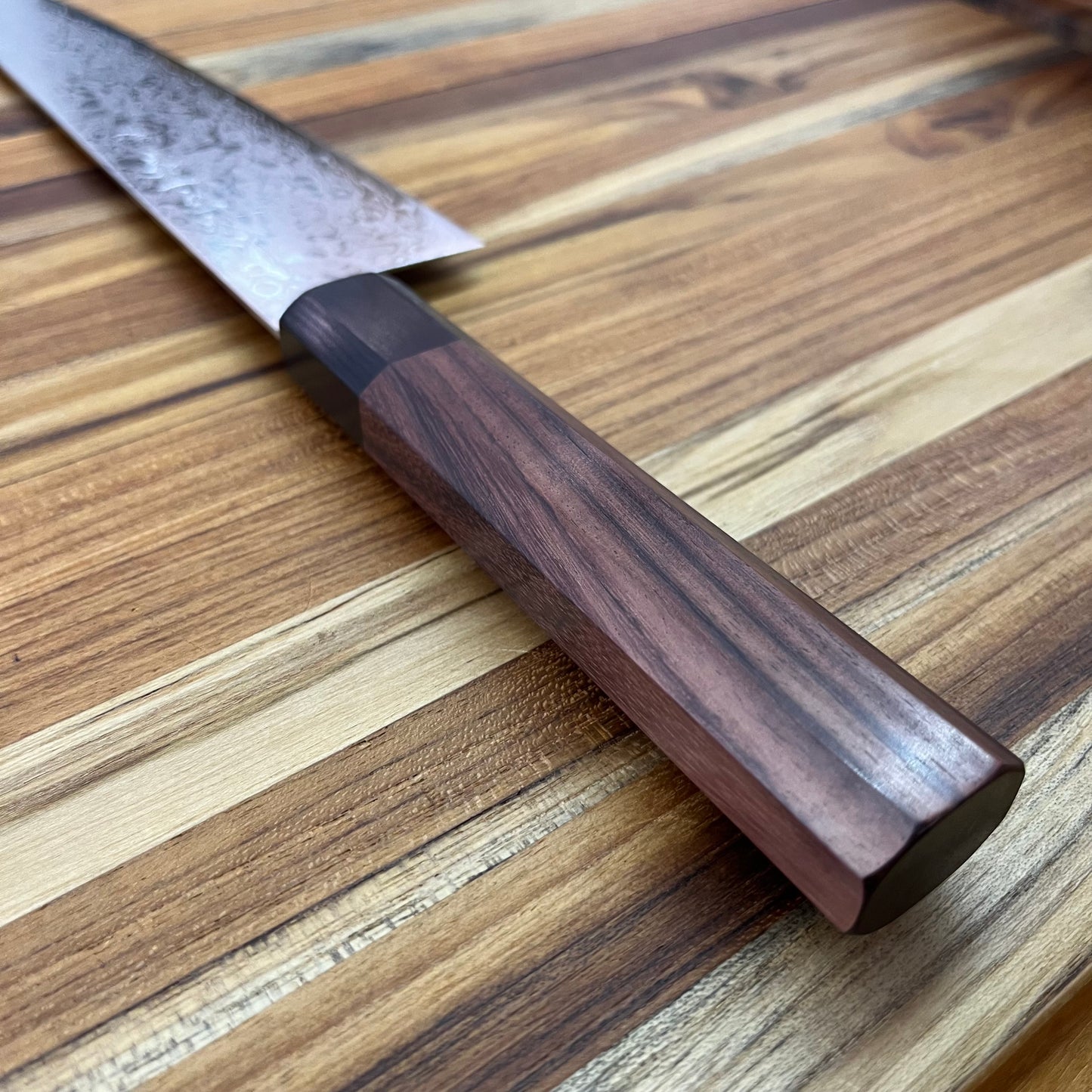Kikuichi Nickel Warikomi Damascus 240mm (9.5") Gyuto