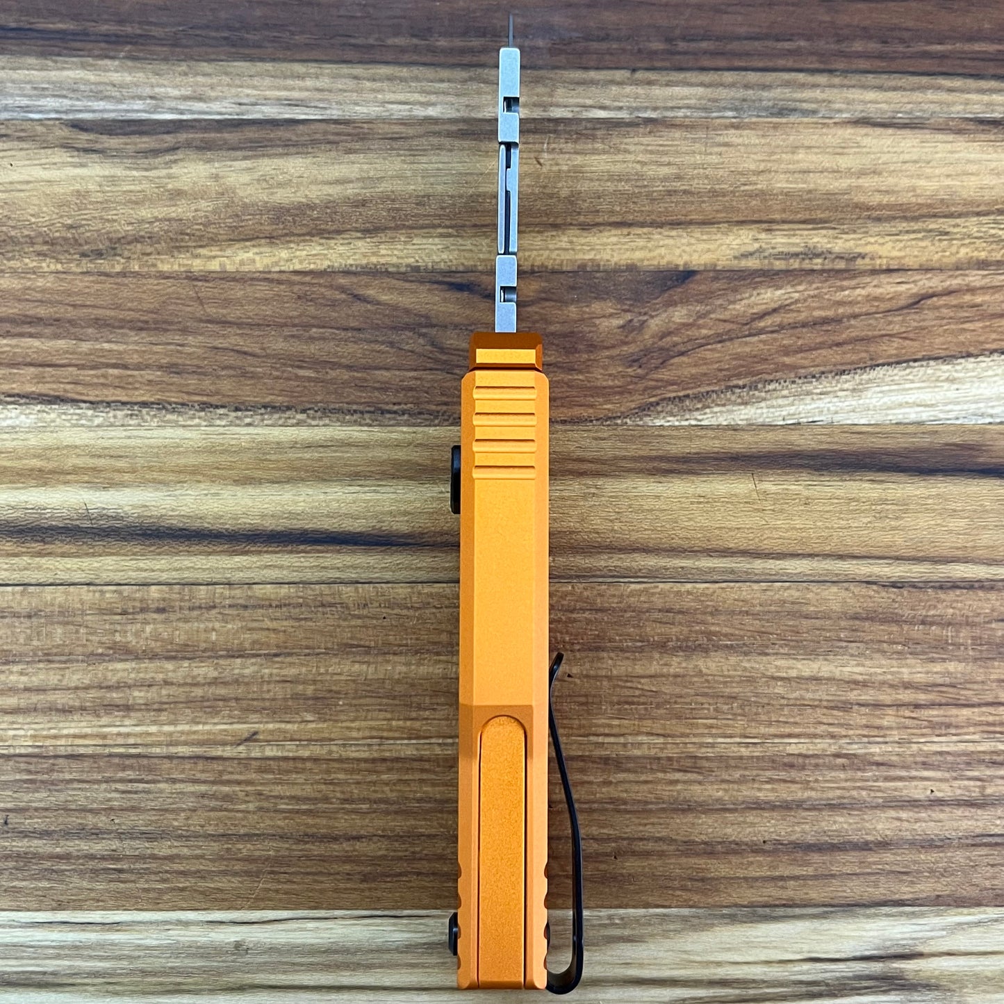 Reate Exo-U Gravity 2.5" Utility Knife w/ Orange Speedhole Handle