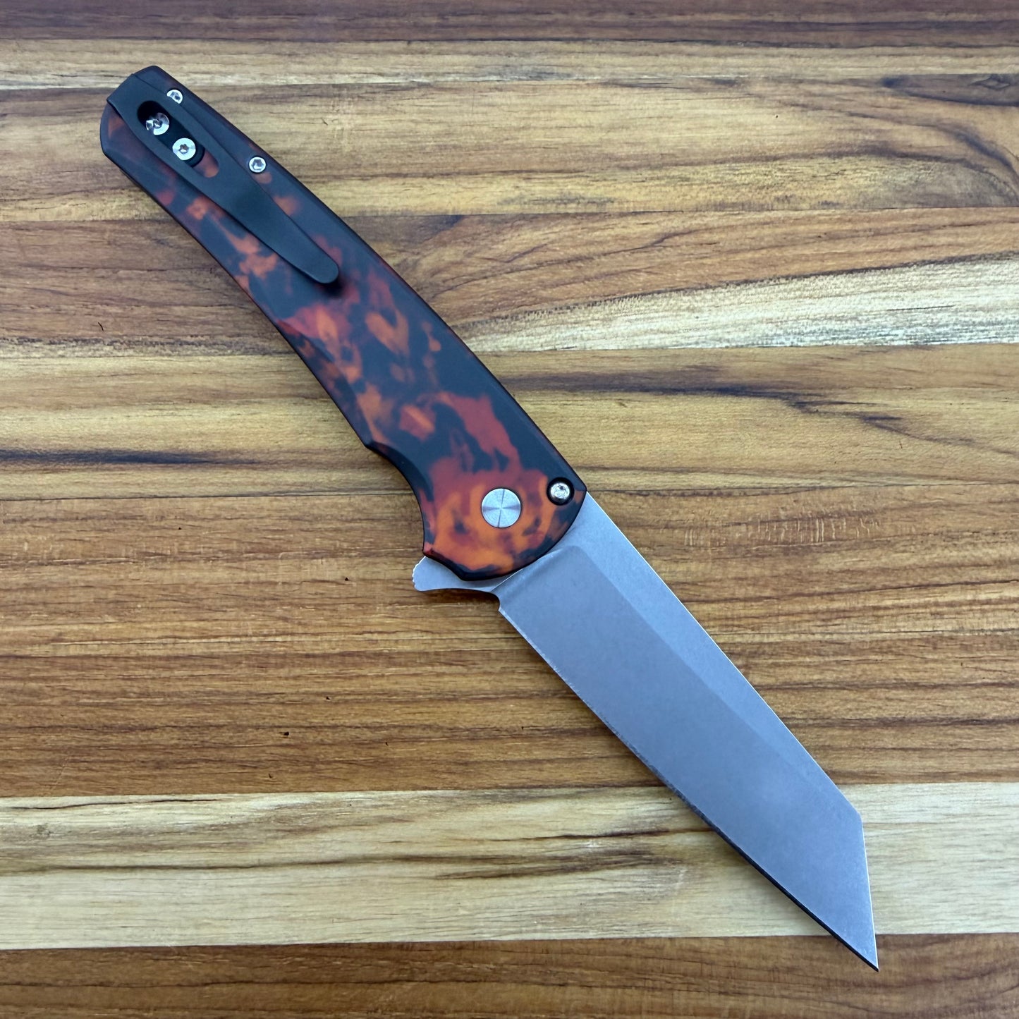 Pro-Tech Malibu 3.25" Flipping Knife w/ Del Fuego Aluminum Handle