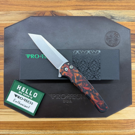 Pro-Tech Malibu 3.25" Flipping Knife w/ Del Fuego Aluminum Handle