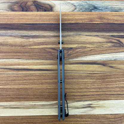 Benchmade Taggedout 3.5" Folding Knife w/ Deep Olive Grivory Handle