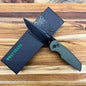 Pro-Tech TR-3 Integrity 3.5" Folding Knife w/ Green Relic Textured Handle