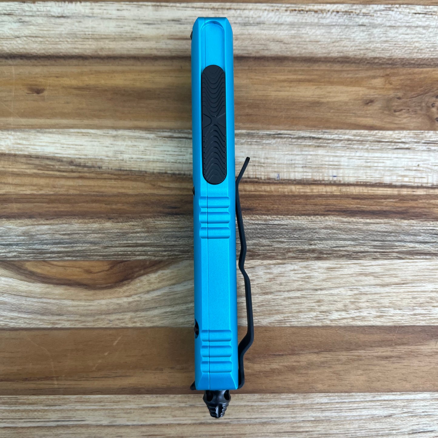 Microtech UTX-85 3" OTF Knife w/ Turquoise Aluminum Handle