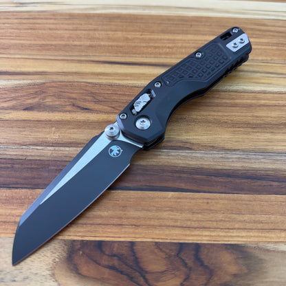 Microtech MSI Mini 3" Folding Knife w/ Black Frag Aluminum Handle