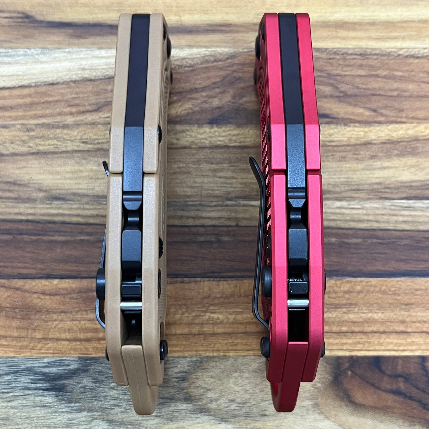 Reate EXO-K 3" PVD Red Gravity Karambit w/ Trainer Knife