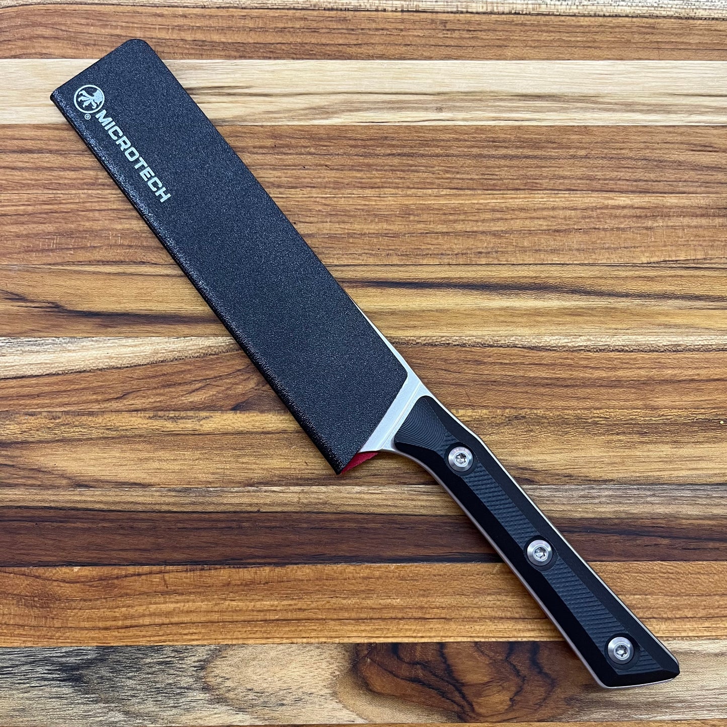Microtech Culinary 6" Utility Knife w/ Black G10 Handle