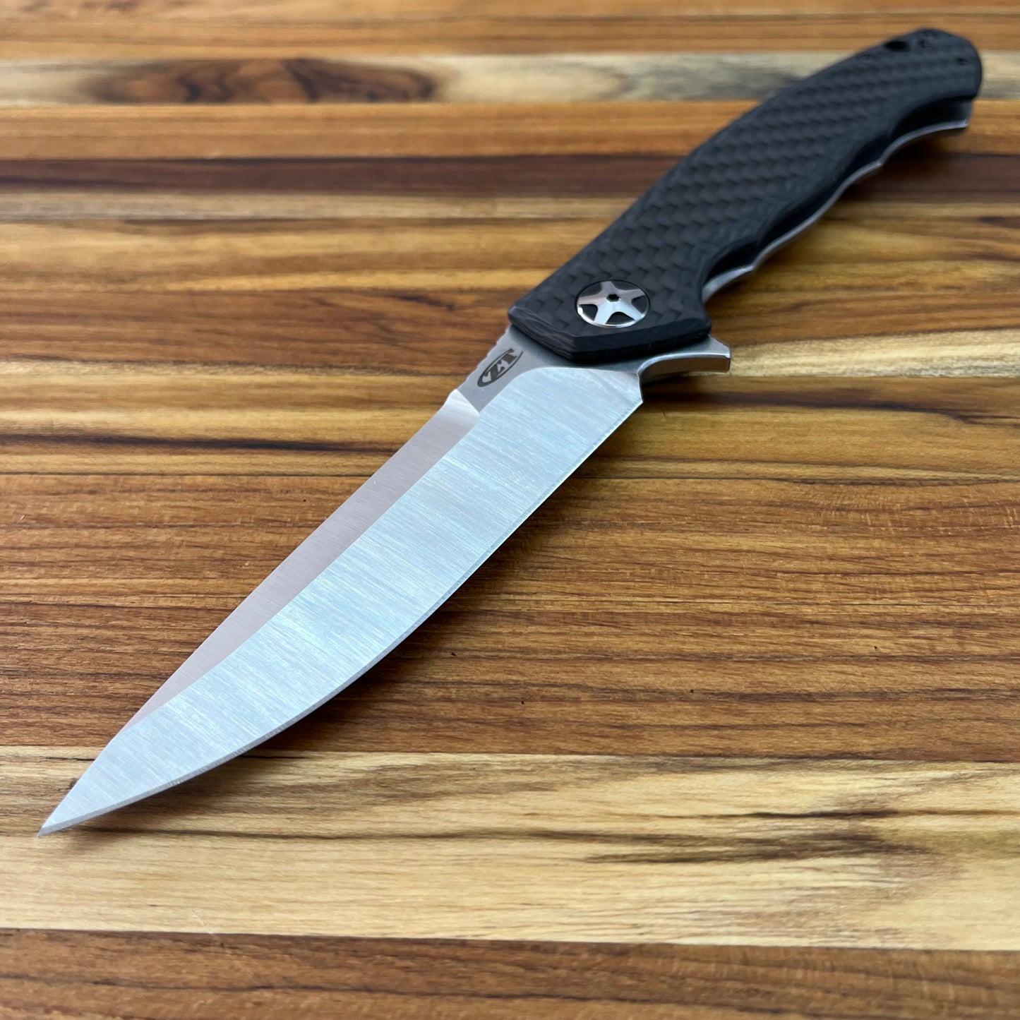 Zero Tolerance Large Sinkevich 4" Flipping Knife w/ Carbon Fiber Front & Titanium Back Handle
