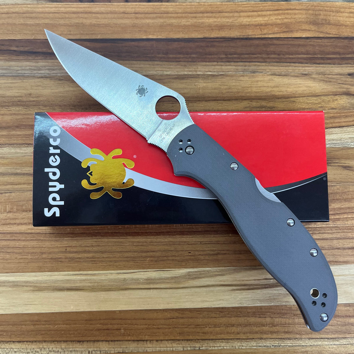 Spyderco Stretch 2 XL Cruwear Grey G10 *Sprint Run*