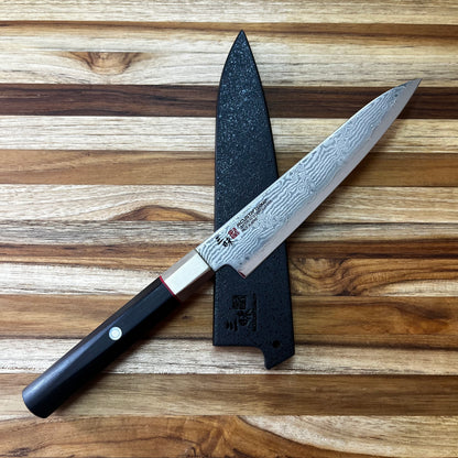 Mcusta Zanmai Black Lacquer 150mm (6") Petty Saya w/ Pin
