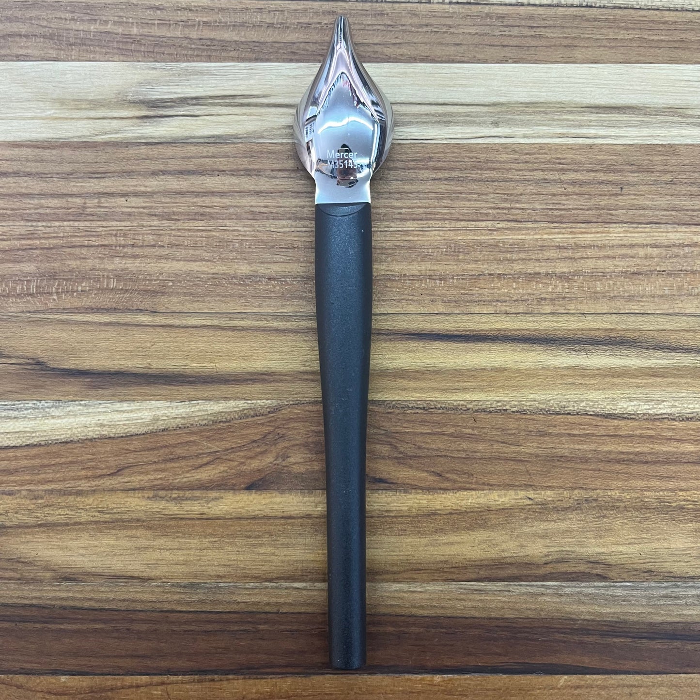 Mercer Tool 7" Small Precision Spoon w/ Spout & Texture Nylon Handle