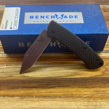 *DISCONTINUED* Benchmade Proper 3" Slip Joint Knife w/ Carbon Fiber Handle