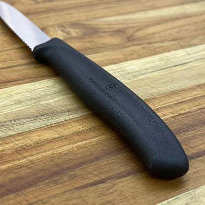 Victorinox Swiss Classic 3.25" Serrated Sheep's Foot w/ Black Handle