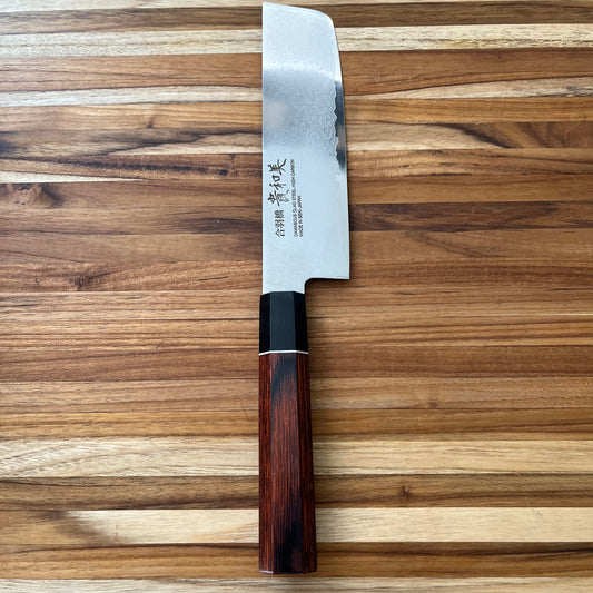 Kiwami 8A 170mm Nakiri  w/ Pakkawood Handle