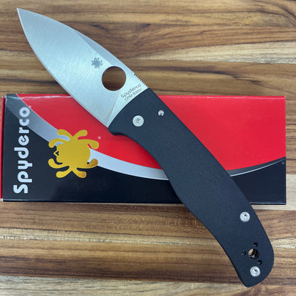 Spyderco Bodacious 3.5" Folding Knife w/ Black G10 Handle