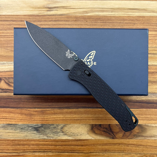 Benchmade Bugout Vapyr 3.25" Folding Knife w/ Black Milled Aluminum Handle
