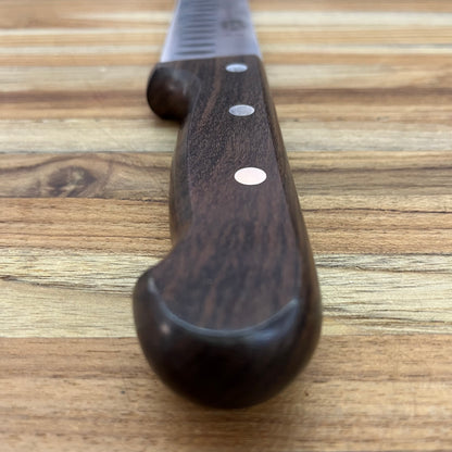 Victorinox Rosewood 10" Extra-Tall Roast Beef Slicing Knife w/ Hollow-Ground
