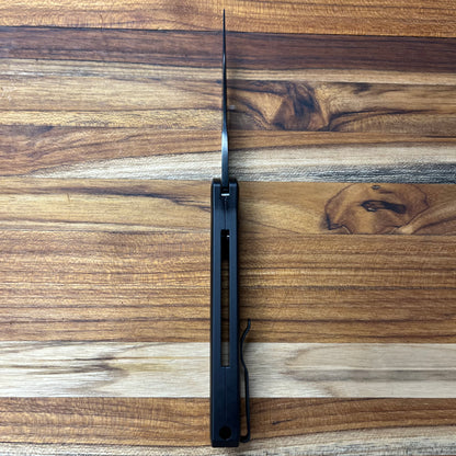 Pro-Tech Godson 3.15" Auto w/ Black Aluminum Handle & Violet Marble Carbon Fiber Inlay