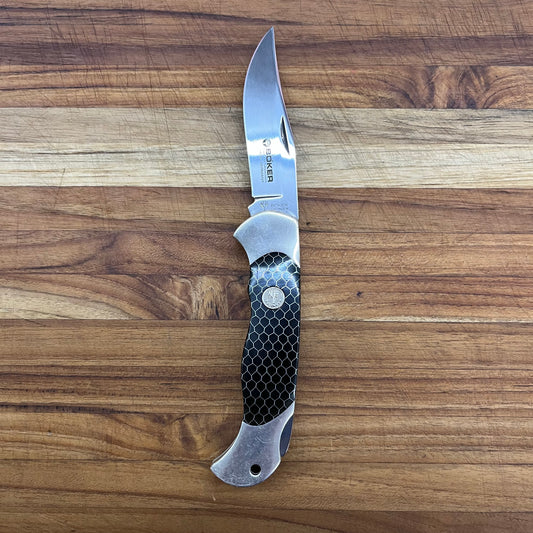 *DISCONTINUED* Boker Scout 3.25" Folding Knife Black Honeycomb