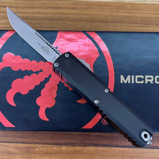 Microtech UTX-70 Gen IV 2.5" OTF w/ Black Aluminum Handle