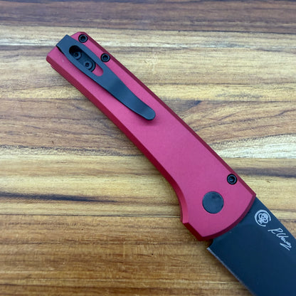 Pro-Tech Chavez Scapegoat Compact 3" Auto w/ Red Aluminum Handle