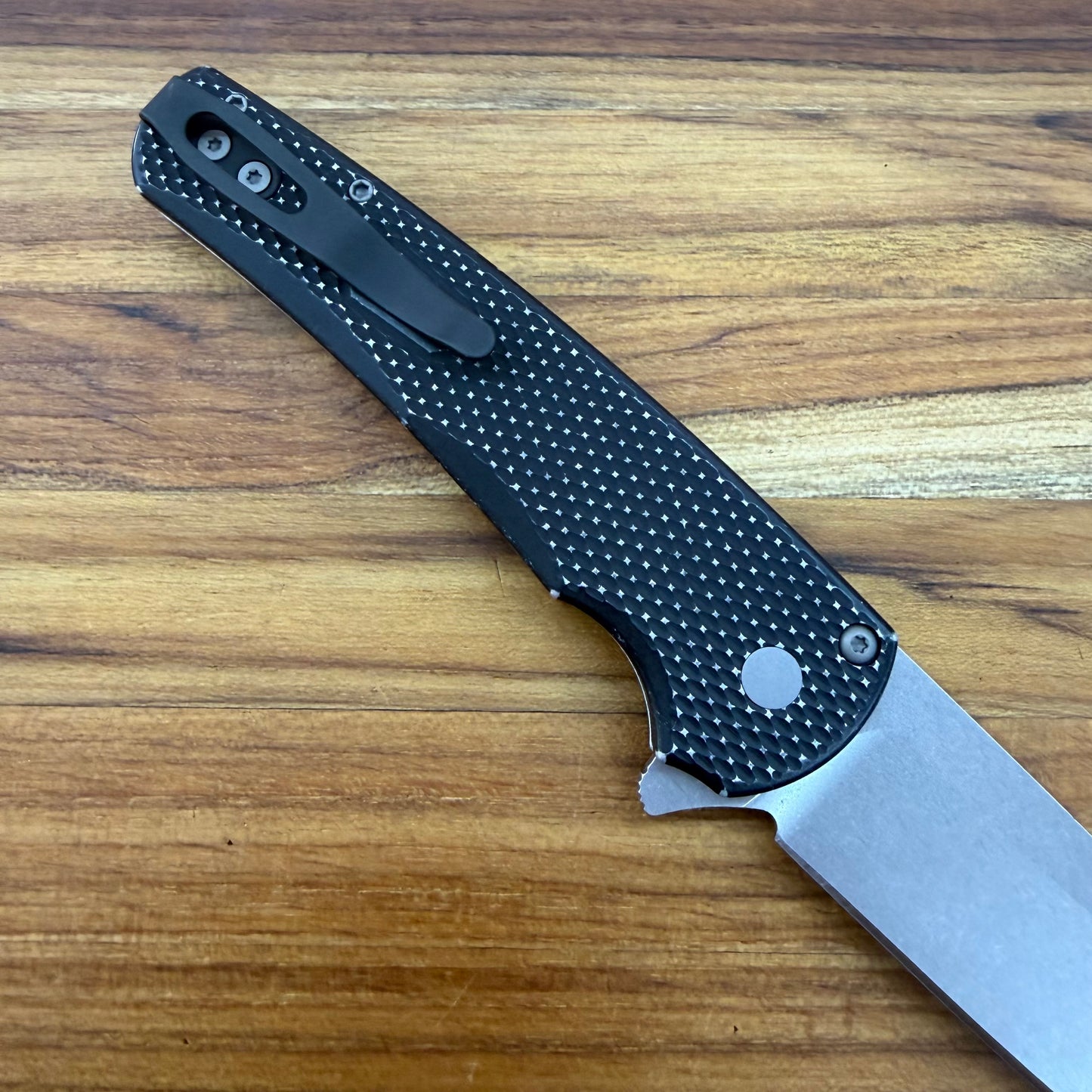 Pro-Tech Malibu 3.25" Flipping Knife w/ Black Textured Battleworn Handle