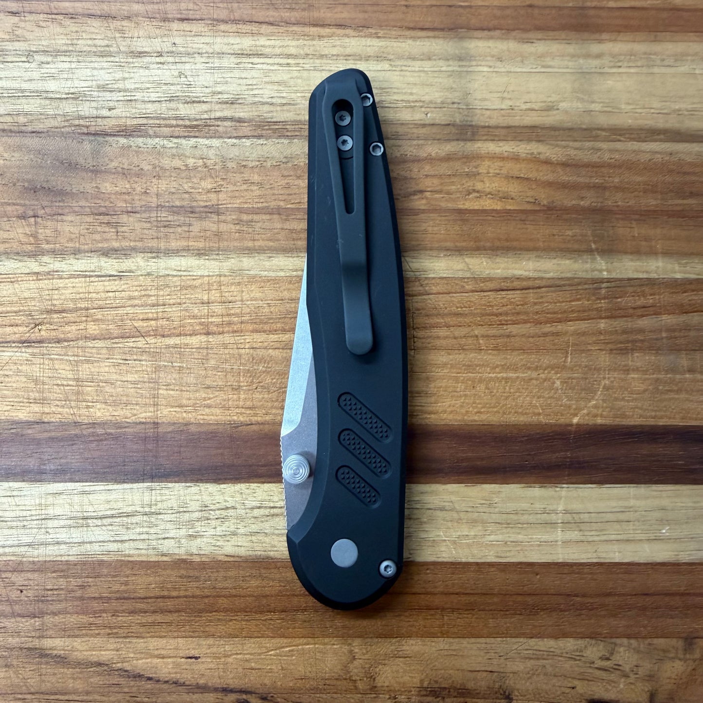 Pro-Tech Avalon 4.25" Folding Knife w/ Knurled Black Aluminum Handle