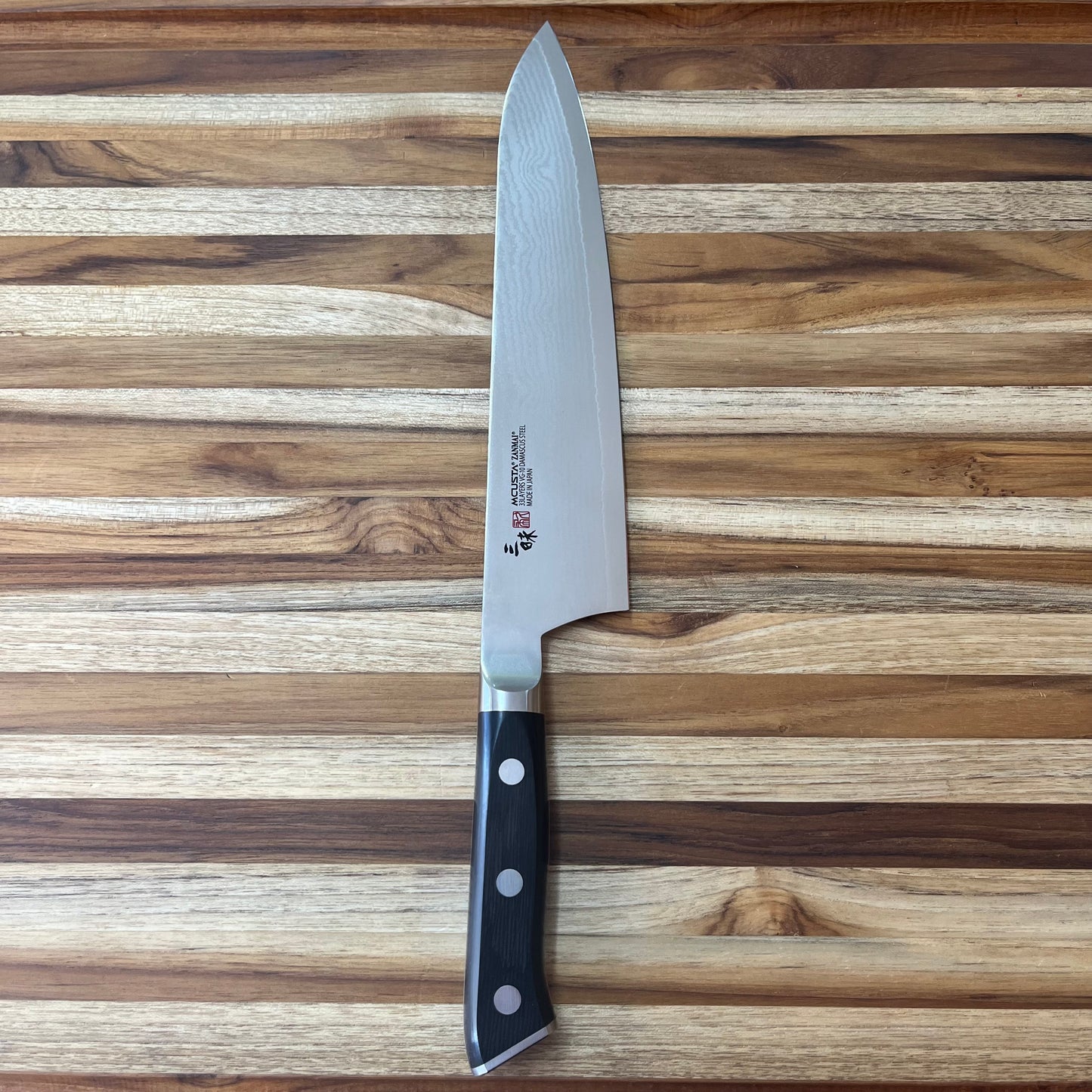 Mcusta Zanmai Classic Damascus Pakka 240mm (9.5") Gyuto