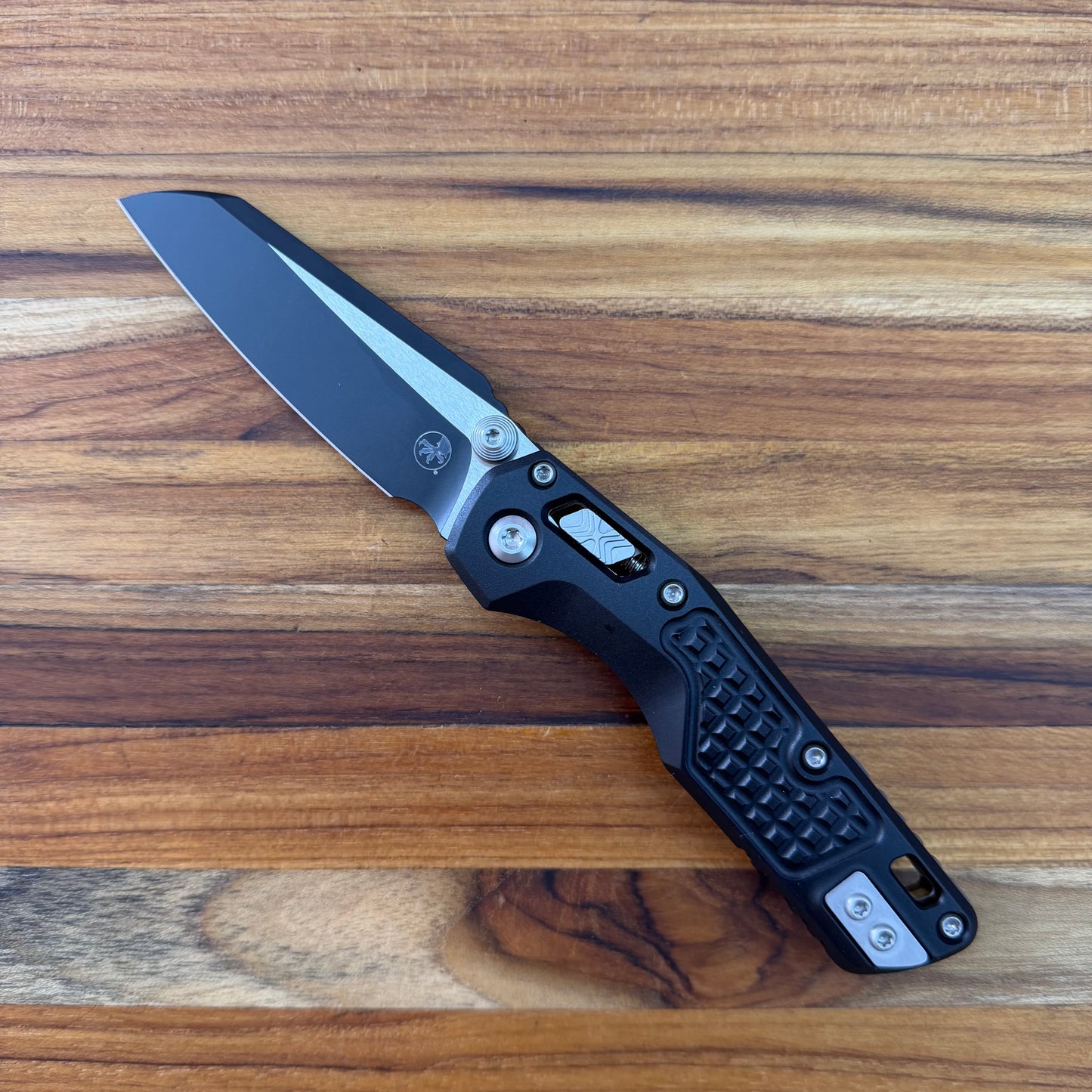 Microtech MSI Mini 3" Folding Knife w/ Black Frag Aluminum Handle