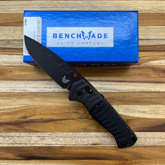 Benchmade PSK 3.5" Folding Knife w/ Carbon Fiber & Black G10 Handle