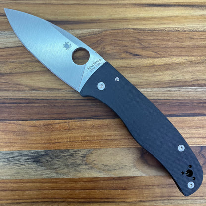Spyderco Bodacious 3.5" Folding Knife w/ Black G10 Handle