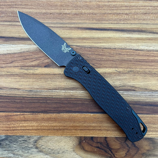 Benchmade Bugout Vapyr 3.25" Folding Knife w/ Black Milled Aluminum Handle