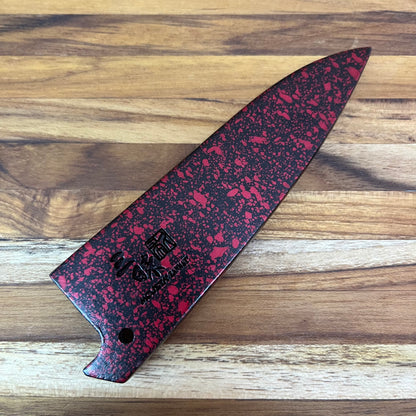 Mcusta Zanmai Red Lacquer 90mm (3.5") Petty Saya w/ Pin