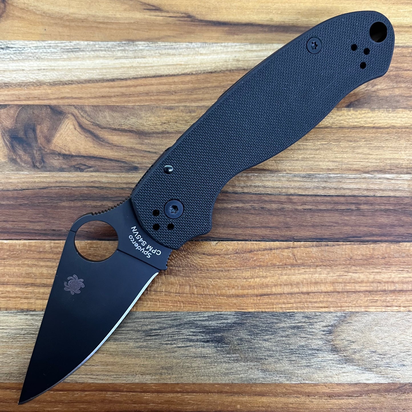 Spyderco Paramilitary 3 3" Folding Knife All Black