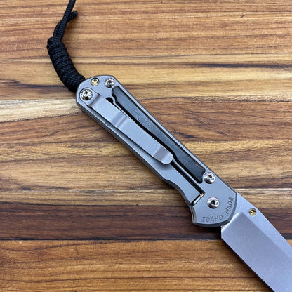 Chris Reeve Knives Small Sebenza 31 3" Folding Knife w/ Bog Oak Inlay