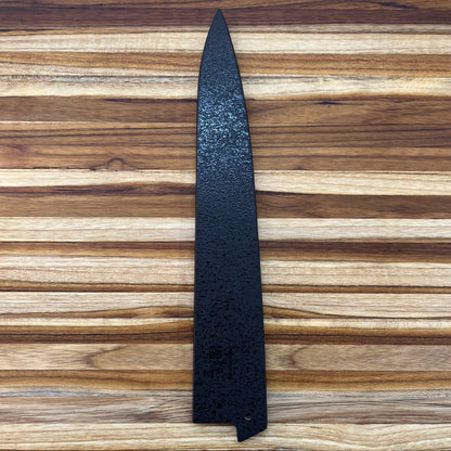 Mcusta Zanmai Black Lacquer 270mm (10.5") Sujhihiki Saya w/ Pin