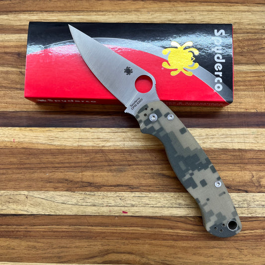 Spyderco Para Military 2 Camo G10 Folder