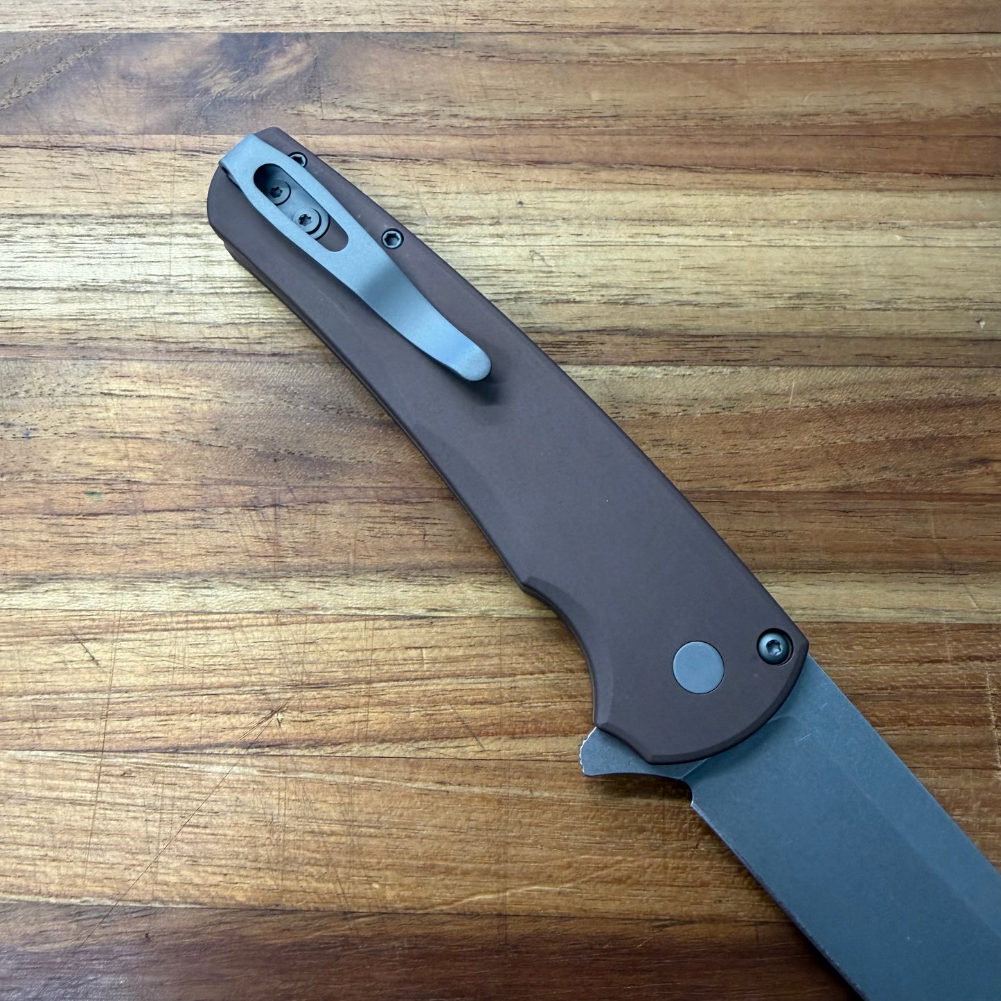 Pro-Tech Malibu 3.25" Flipping Knife w/ Flat Dark Earth Aluminum Handle