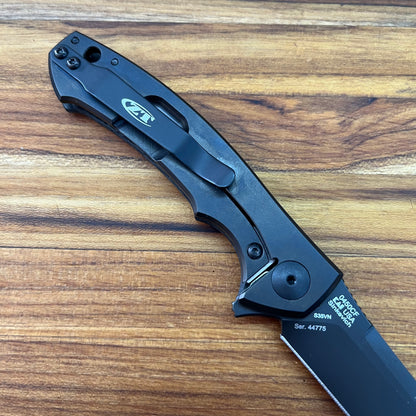 Zero Tolerance Sinkevich 3.25" Flipping Knife w/ Carbon Fiber Front & Titanium Back Handle