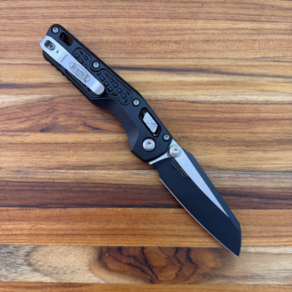 Microtech MSI Mini 3" Folding Knife w/ Black Frag Aluminum Handle