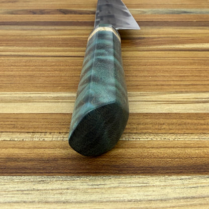 Baldwin Blades 165mm (6.5") Petty w/ K-Tip & Emerald Maple Handle