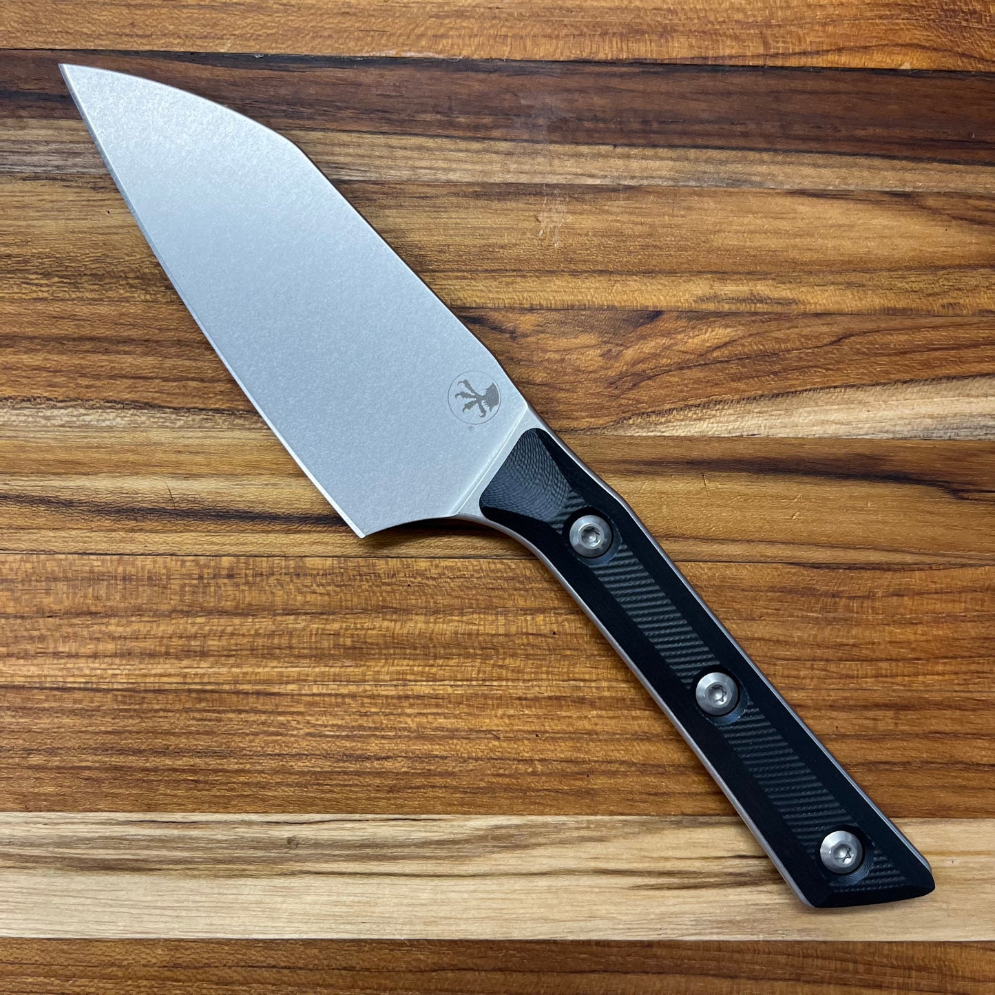 Microtech Culinary 4.2" Santoku w/ Black G10 Handle