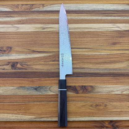 Kikuichi ZA69 Layer Damascus 240mm (9.5") Sujihiki