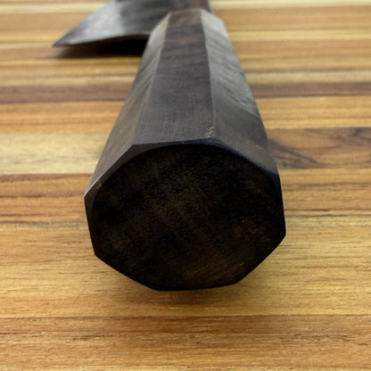 Tung Dao Custom 240mm (9.5")  Gyuto w/ Gold & Red Coppermai Damascus & Kháo Burl Wa Handle