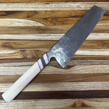 3rd Hill Customs Damasteel 190mm (7.5") Bunka w/ Ivory Handle