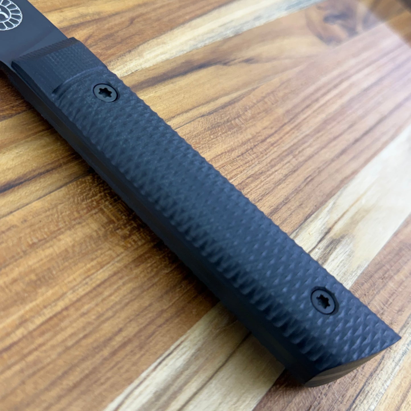Greg Cimms Blackout Sparrow 220mm (8.5") Chef's Knife w/ Black G10 Handle