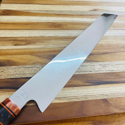 Baldwin Blades 10.75" Sujihiki in W2 and Orange Maple