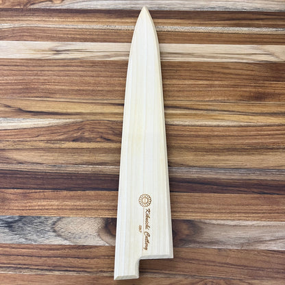 Kikuichi Magnetic Saya 240mm (9.5") Sujihiki w/ Poplar Wood